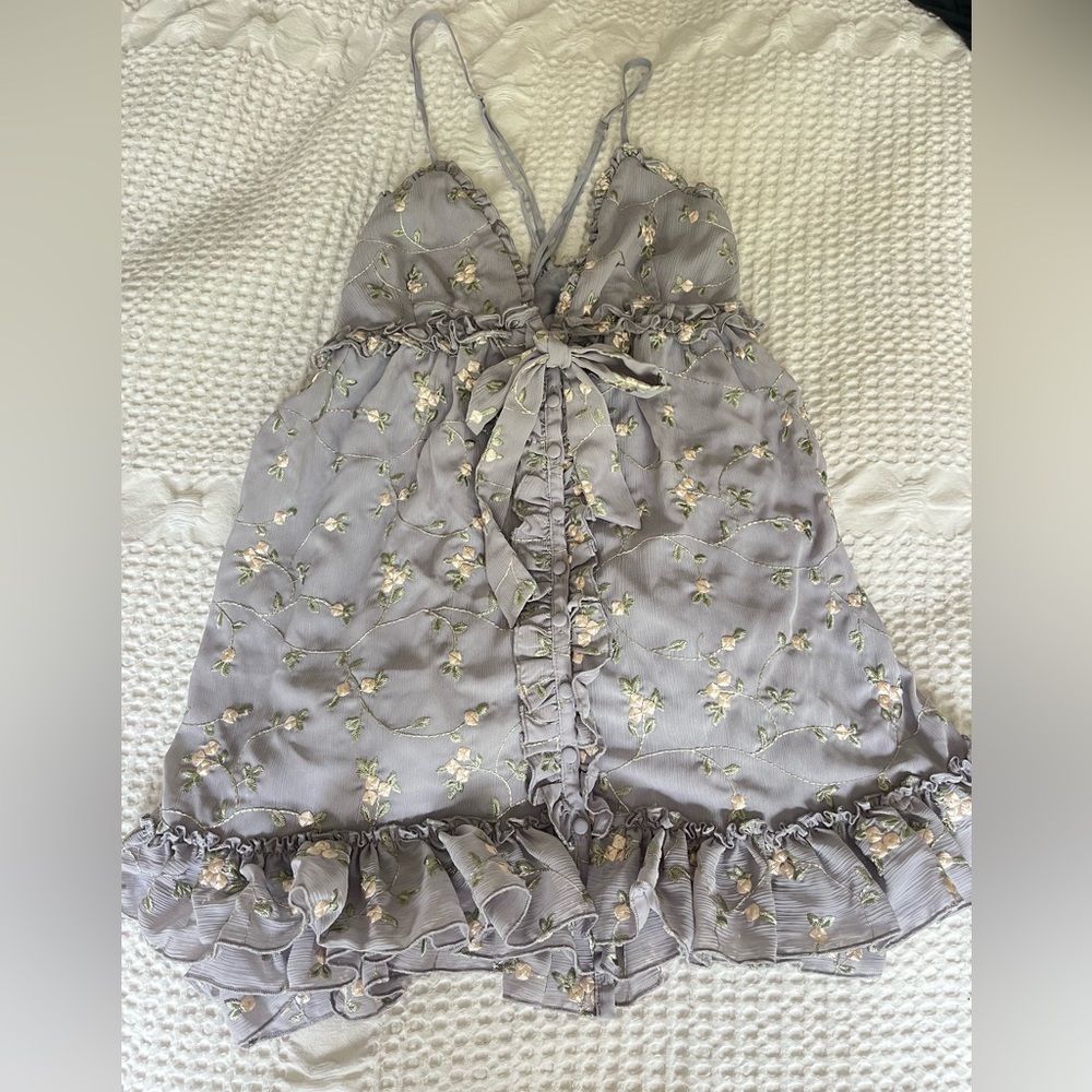 MAJORELLE Penny Dress in Dusty Purple - Picture 4 of 10